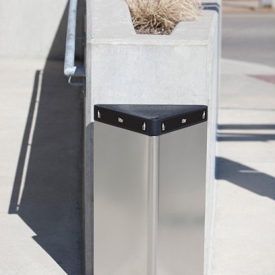 Triad Litter & Recycling Receptacle